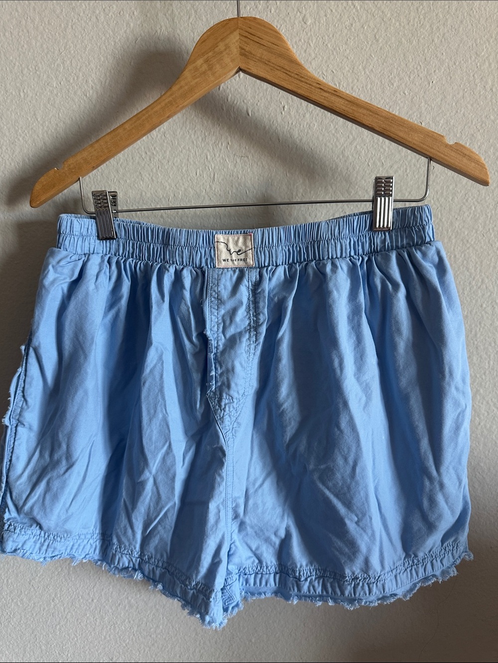 FREE PEOPLE Intimately We The Free Day To Day Solid Boxers Placid Blue - Picture 6 of 9